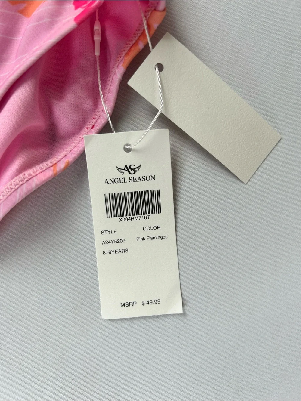 Pink Flamingo One-Piece Swim for Kids